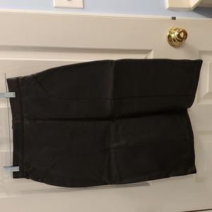 Vintage leather skirt